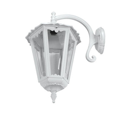 CHESTER-LARGE WALL BRACKET C-ARM DOWN B22 - White