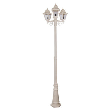 GT-242 Paris Triple Head Tall Post - Powder Coated Finish / B22 - Beige