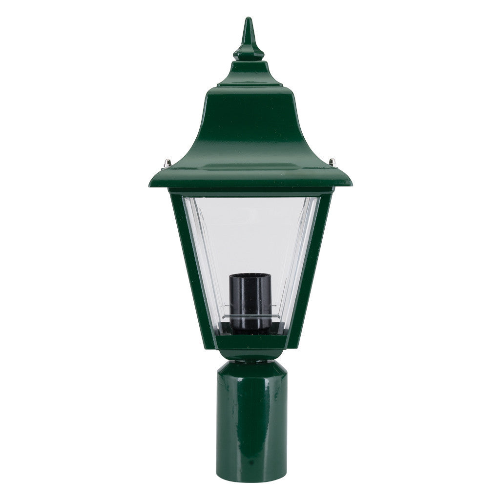 GT-249 Paris Post Top Light - Powder Coated Finish / B22 - Green