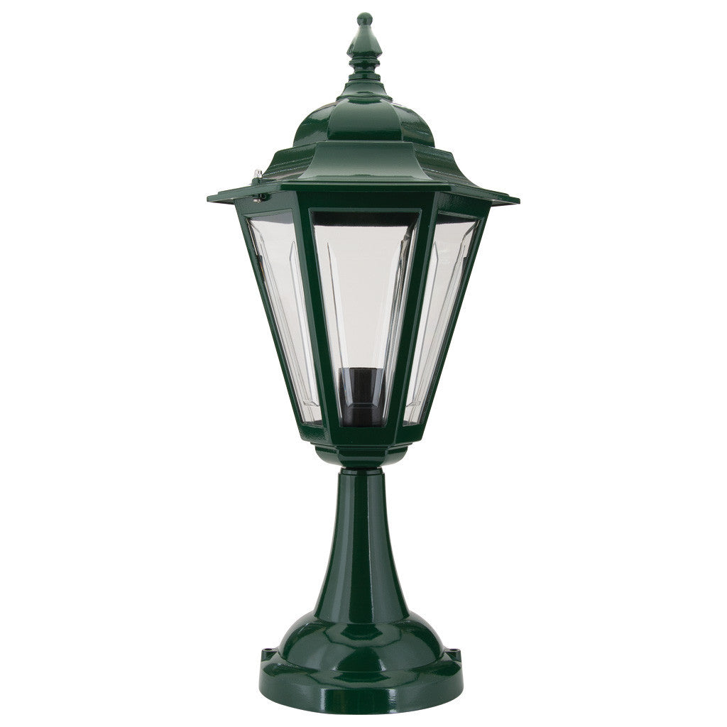 GT-423 Turin Pillar Mount - Powder Coated Finish / B22 - Green