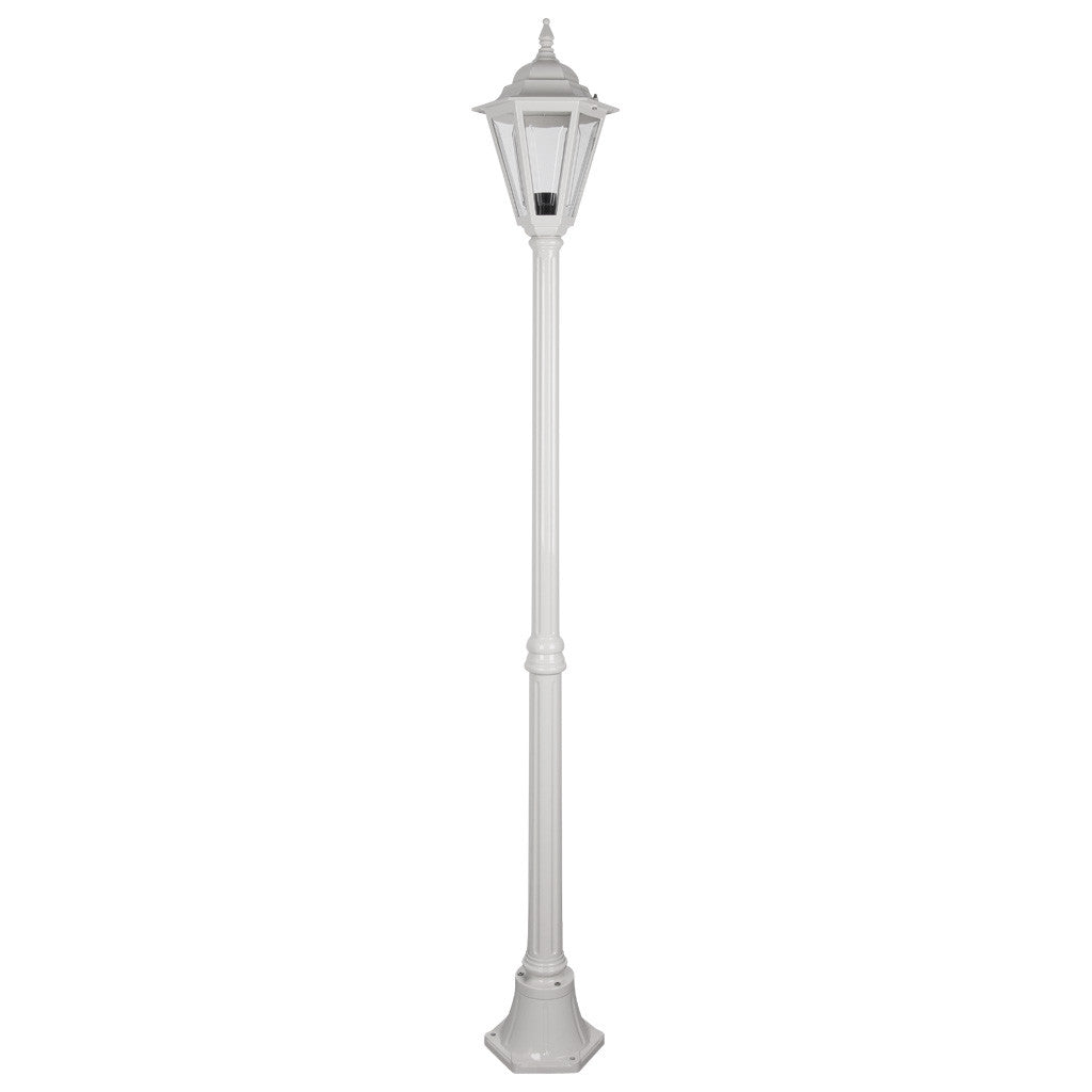 GT-426 Turin Single Head Medium Post Light -Powder Coated Finish / B22 - White