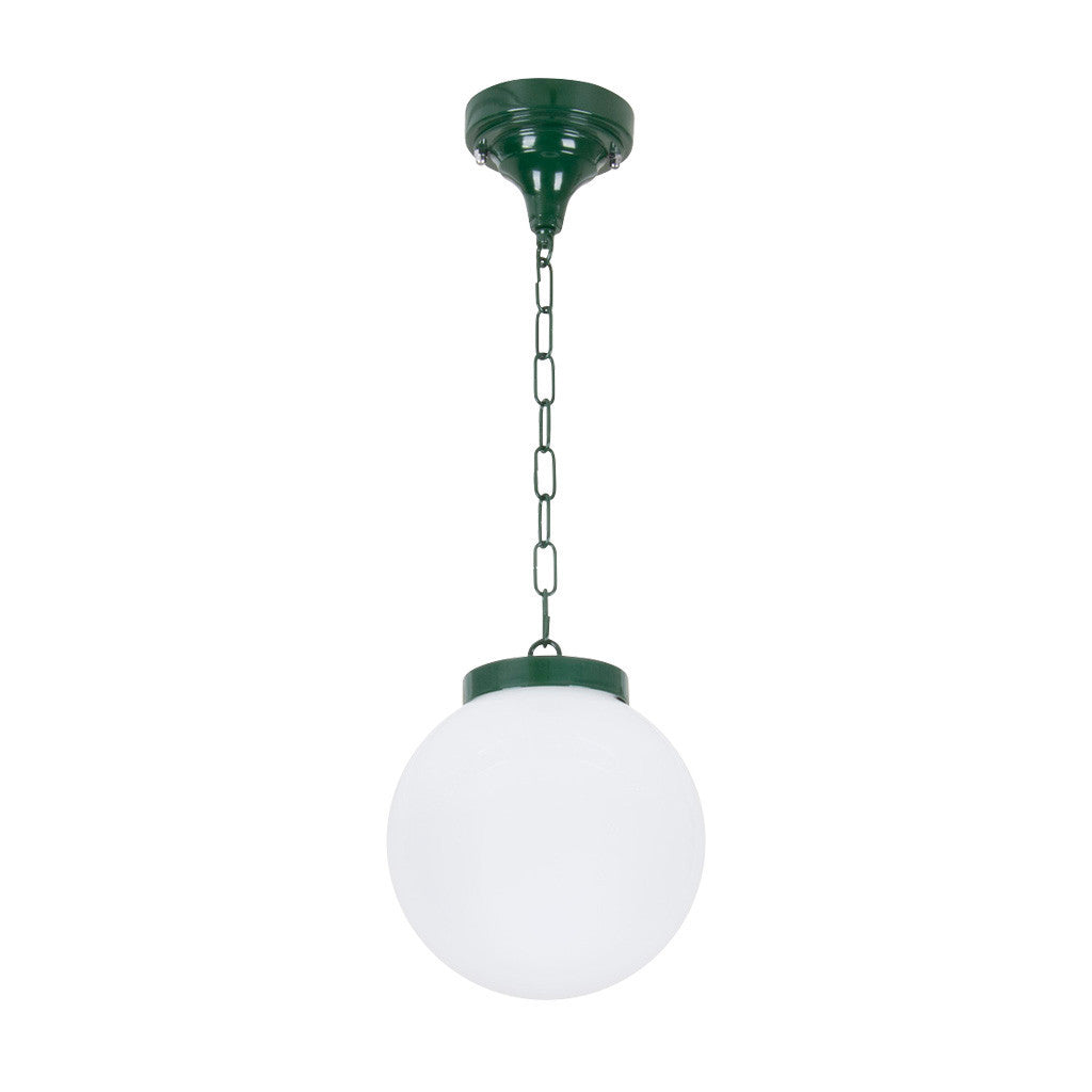 GT-535 Siena 20cm Sphere Pendant - Powder Coated Finish / E27 - Green