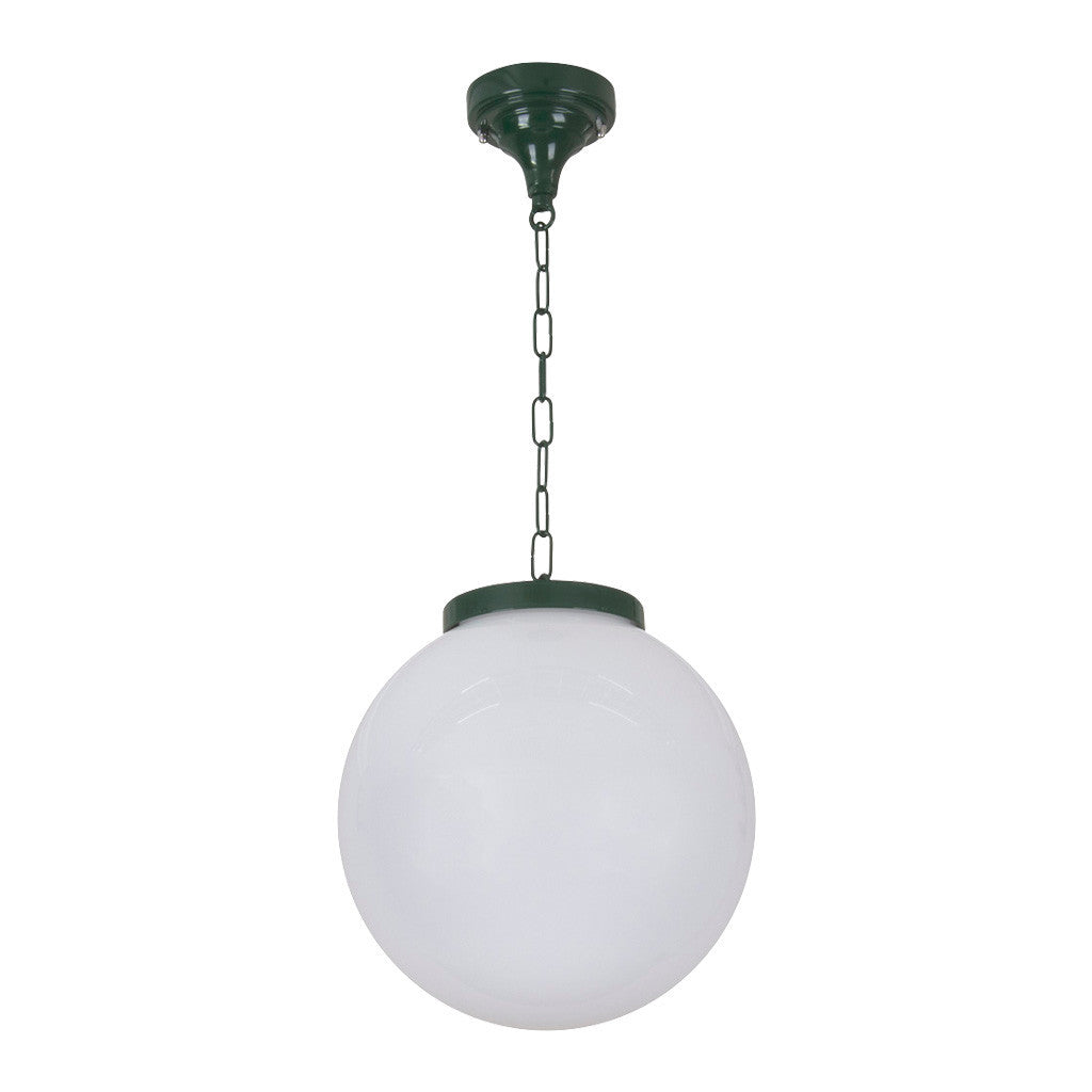 GT-537 Siena 30cm Sphere Pendant - Powder Coated Finish / E27 - Green