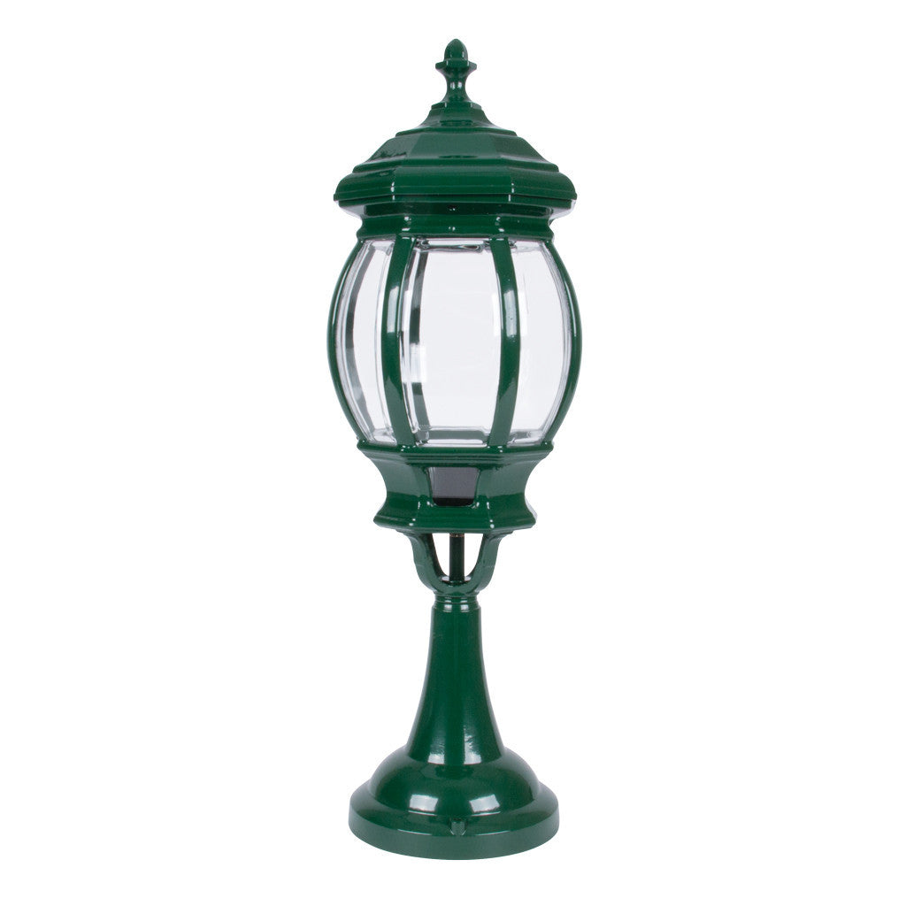 GT-693 Vienna Large Pillar Mount Light - Powder Coated Finish / B22 - Green