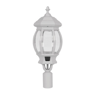 GT-696 Vienna Large Post Top Light - Powder Coated Finish / B22 - White