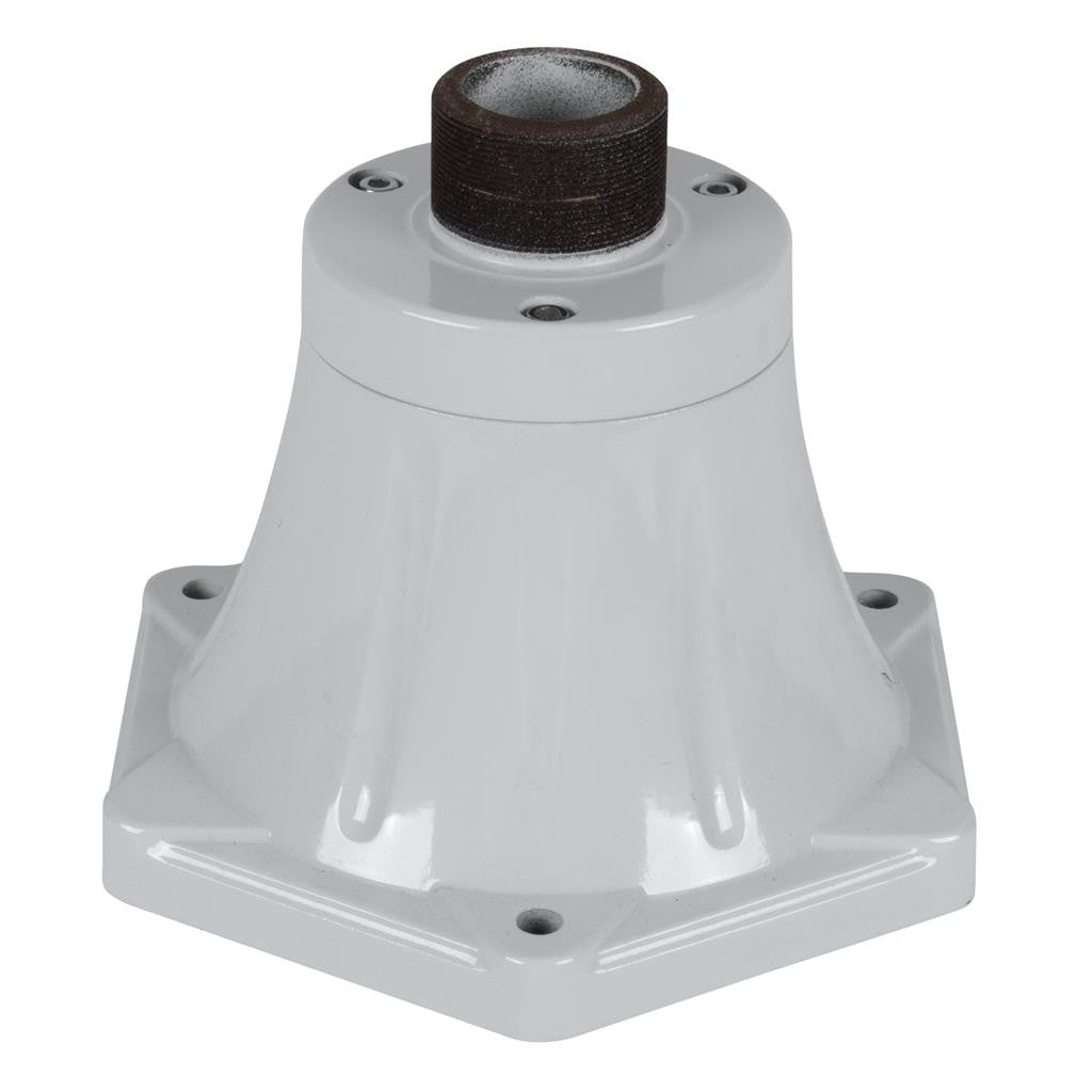 GTA-832 Post Base complete with Thread to suit Traditional Exterior Range - White