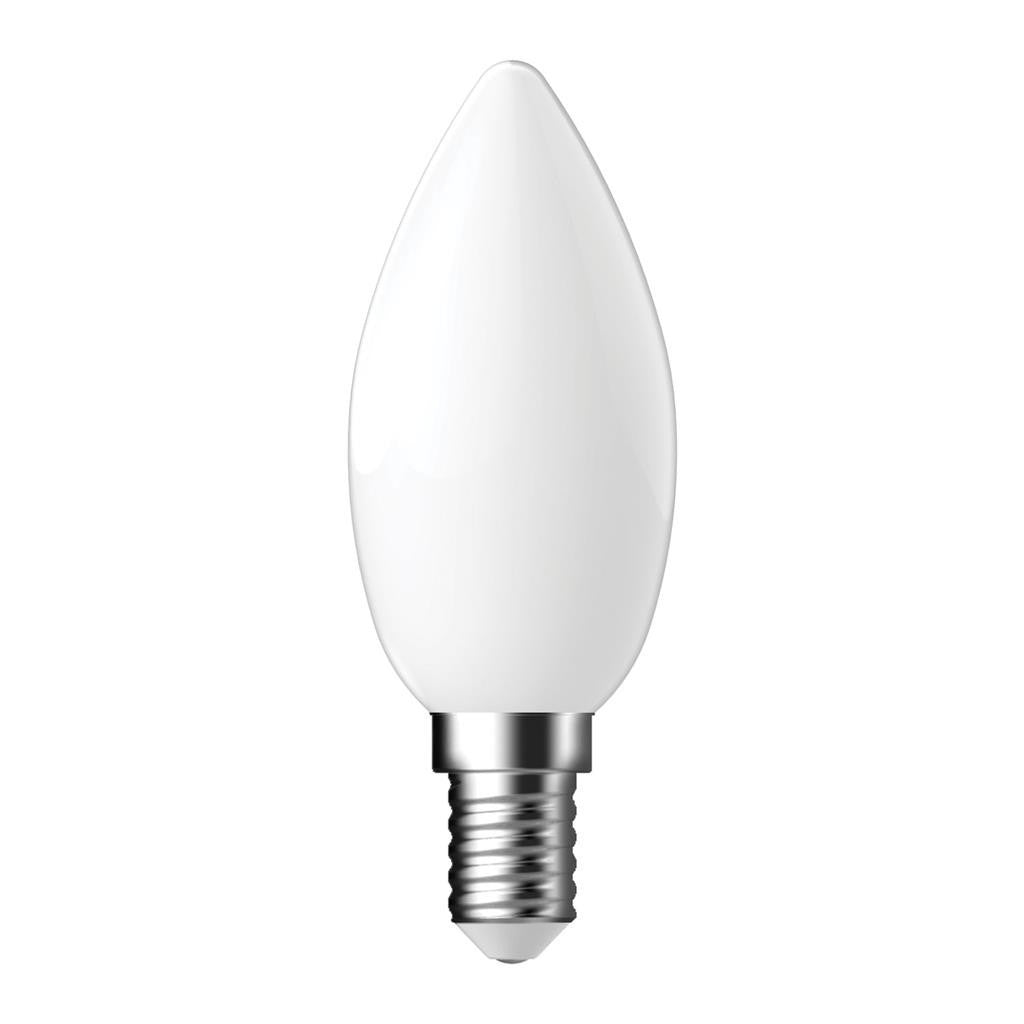 CANDLE 4.2W DIMMABLE LED FILAMENT LAMP FROST 240V 6500K - E14