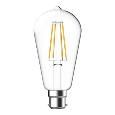 PEAR 7.2W DIMMABLE LED FILAMENT LAMP CLEAR 240V 6500K - B22