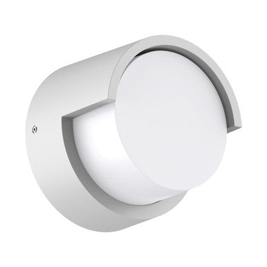 LIVI-8 Round 8W 240V IP65 down Exterior wall light - White