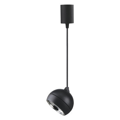 MOON LED 6/9W 240V 1.5M TRIO FLOOD PENDANT - Black