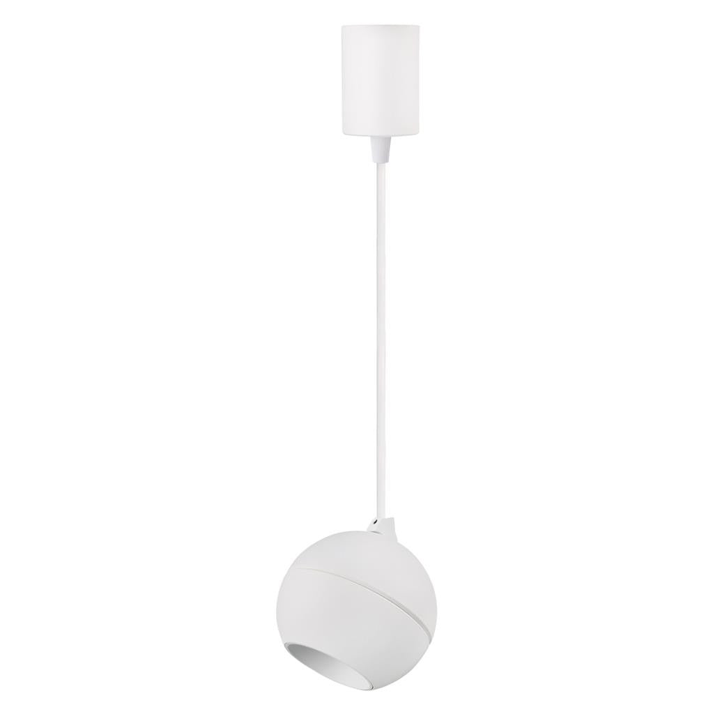 MOON LED 6/9W 240V 1.5M TRIO SPOT PENDANT - White