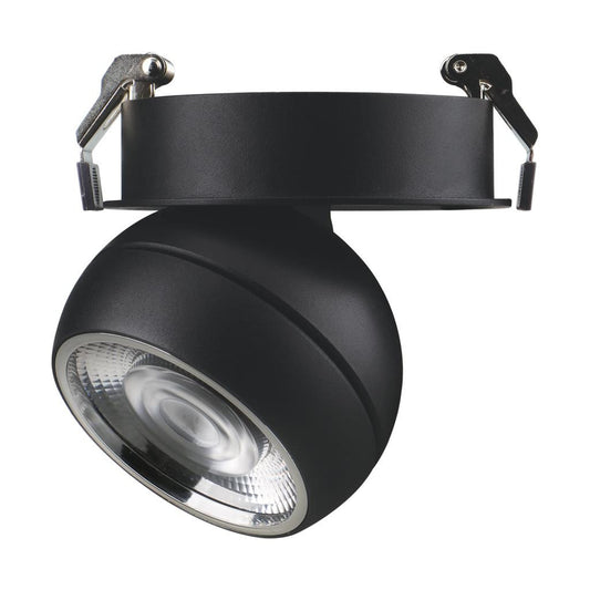 MOON 6/9W 240V TRIO RECESSED CEILING LIGHT FLOOD - Black