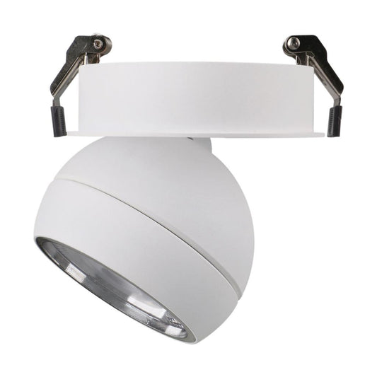 MOON 6/9W 240V TRIO RECESSED CEILING LIGHT FLOOD - White