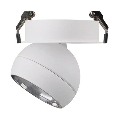MOON 6/9W 240V TRIO RECESSED CEILING LIGHT FLOOD - White