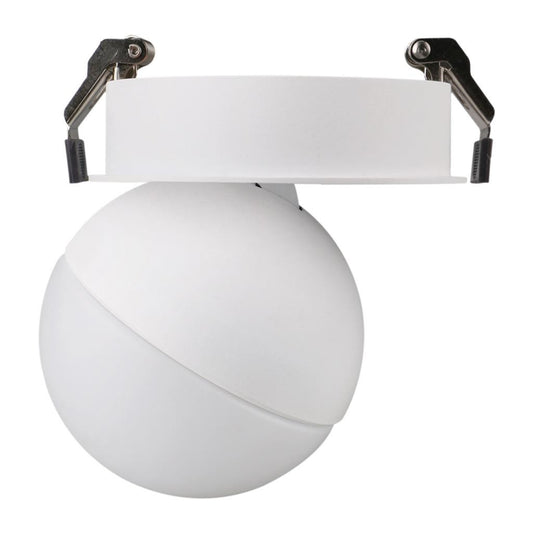 MOON 6/9W 240V TRIO RECESSED CEILING LIGHT OPAL - White