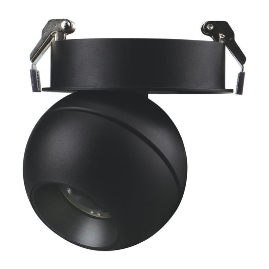MOON 6/9W 240V TRIO RECESSED CEILING LIGHT SPOT - Black