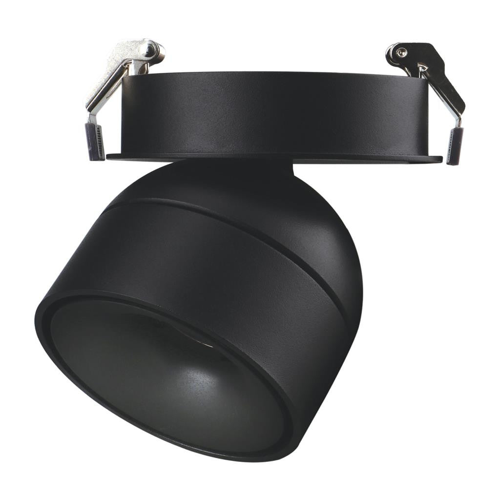 MOON 6/9W 240V TRIO RECESSED CEILING LIGHT TUBE - Black