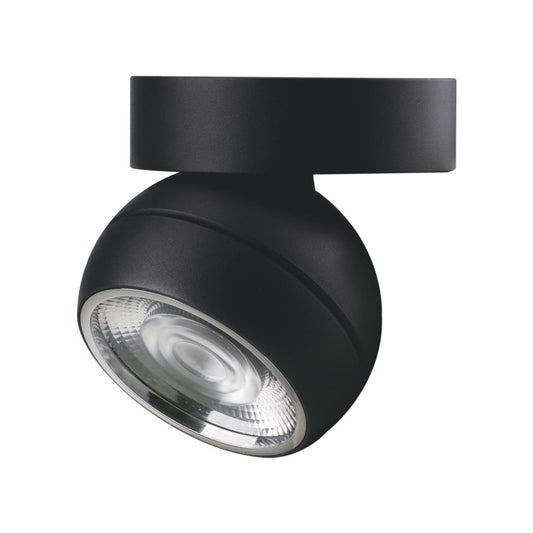MOON 6/9W 240V TRIO SURFACE MOUNT LIGHT FLOOD - Black