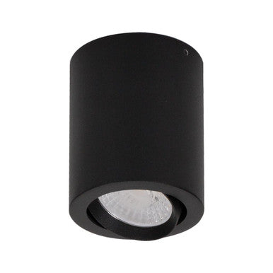 NEO-10 Round 10W Surface Mount Tiltable LED Dimmable IP20 Downlight TRIO - Black