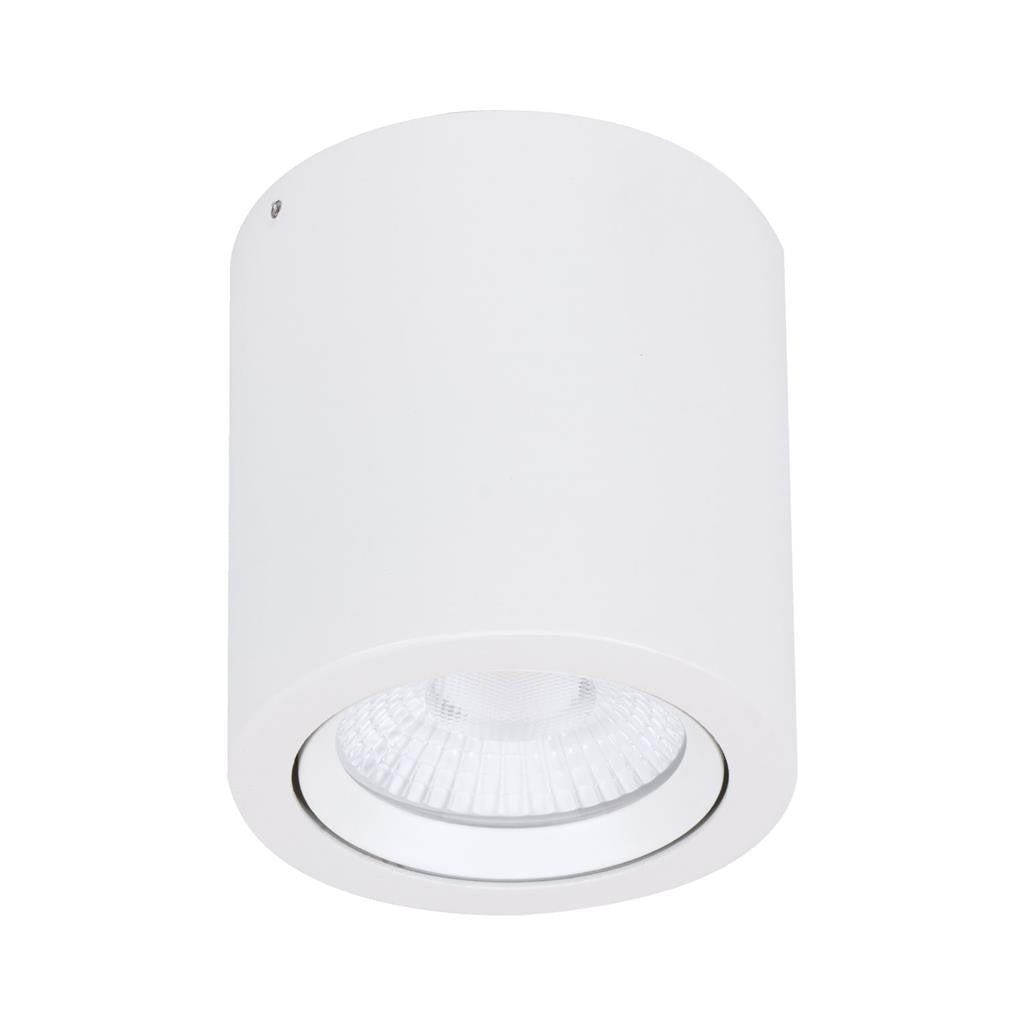 NEO-20 Round 20W Surface Mount Tiltable LED Dimmable IP20 Downlight TRIO - White