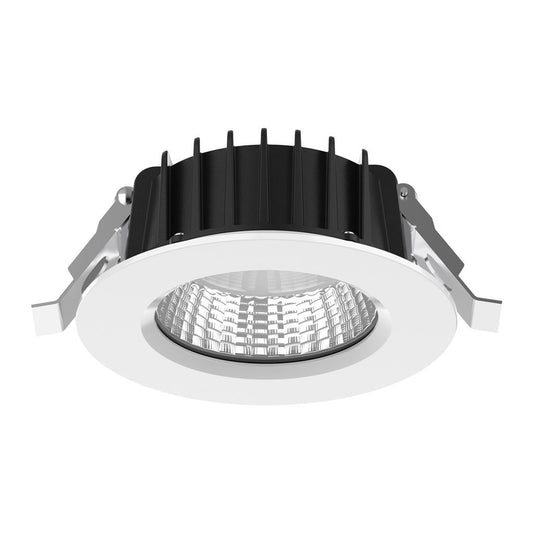 NEO-PRO Round 13W Recessed Dimmable LED Tricolour IP65 Downlight DALI - White