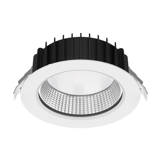 NEO-PRO Round 35W Recessed Dimmable LED Tricolour IP65 Downlight DALI - White