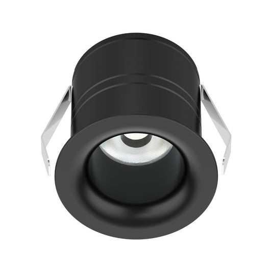 PICO-7 Mini Round 7W Dimmable Led Tricolour IP54 Downlight DALI - Black