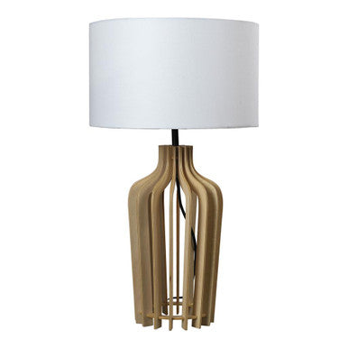 SANDS-TL TIMBER TABLE LAMP 1XE27 240V - Natural Wood
