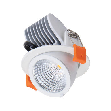 SCOOP-13 Round 13W Adjustable LED Dimmable Downlight TRIO - White