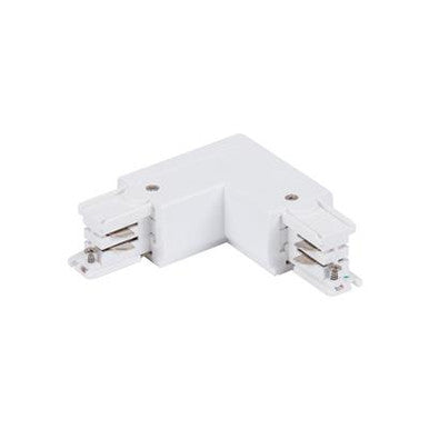 TRAK -3-LLLJ 3 Circuit 240V L Shape Left Live Joiner - White