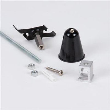 TRAK- 3-ROD 3 Circuit 1.0M Steel Rod Kit - Black
