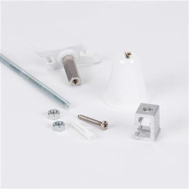 TRAK- 3-ROD 3 Circuit 1.0M Steel Rod Kit - White