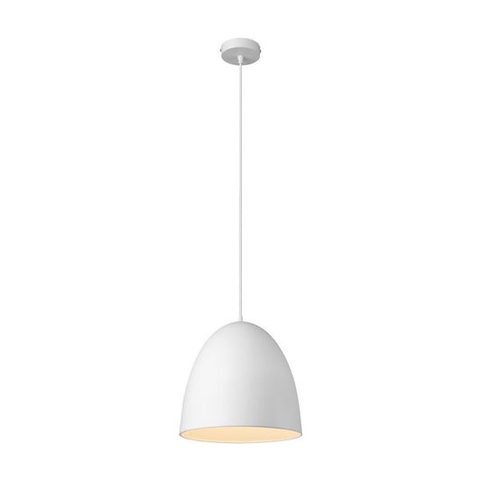MELODY 300MM SHADE 1XE27 PENDANT - White