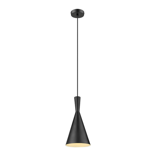 RUBY 185MM SHADE 1XE27 PENDANT - Black