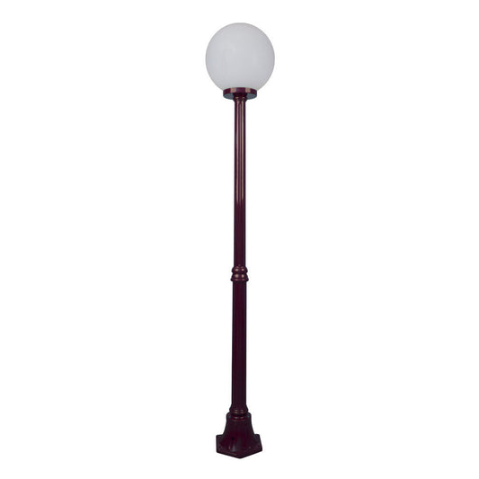 GT-556 Siena 30cm Sphere Medium Post - Powder Coated Finish / E27 - Burgundy