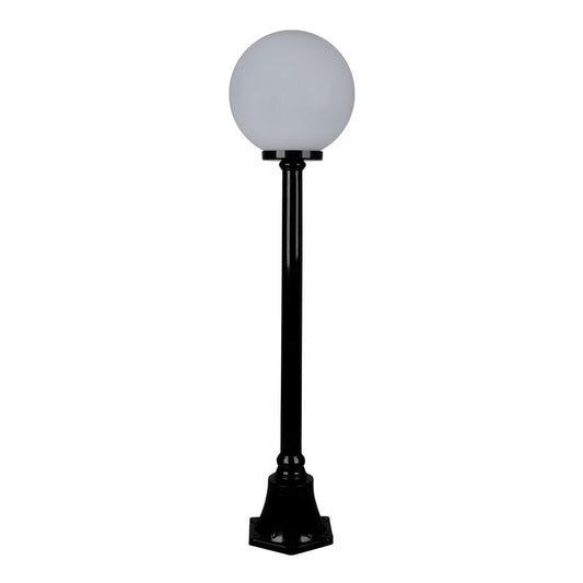 GT-554 Siena 30cm Sphere Short Post - Powder Coated Finish / E27 - Black