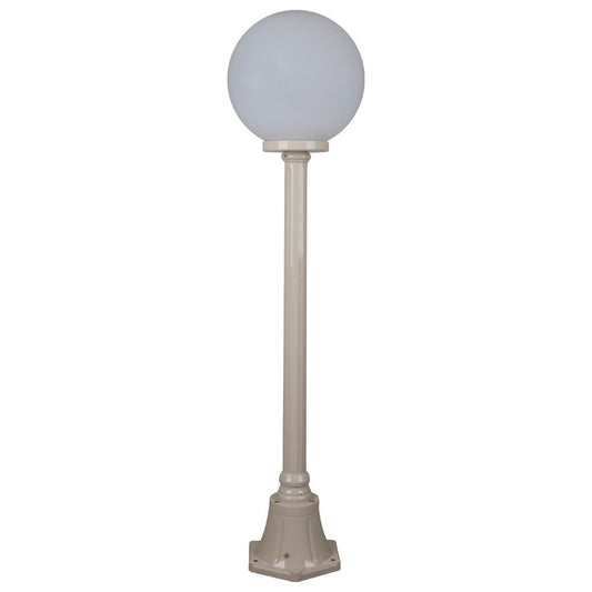 GT-554 Siena 30cm Sphere Short Post - Powder Coated Finish / E27 - Beige