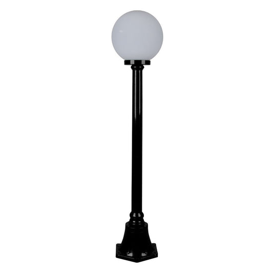 GT-553 Siena 25cm Sphere Short Post - Powder Coated Finish / E27 - Black