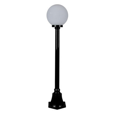 GT-553 Siena 25cm Sphere Short Post - Powder Coated Finish / E27 - Black