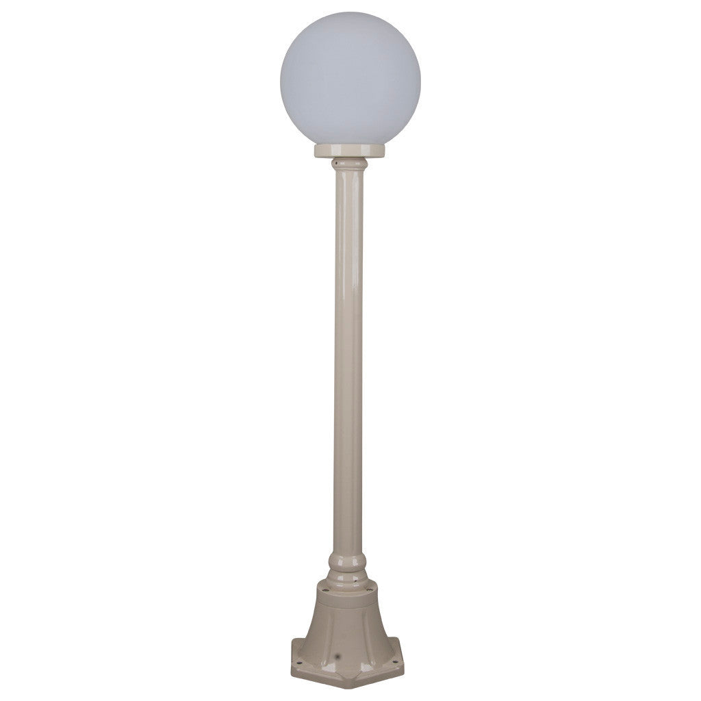 GT-553 Siena 25cm Sphere Short Post - Powder Coated Finish / E27 - Beige