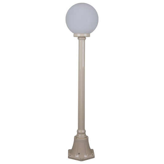GT-553 Siena 25cm Sphere Short Post - Powder Coated Finish / E27 - Beige