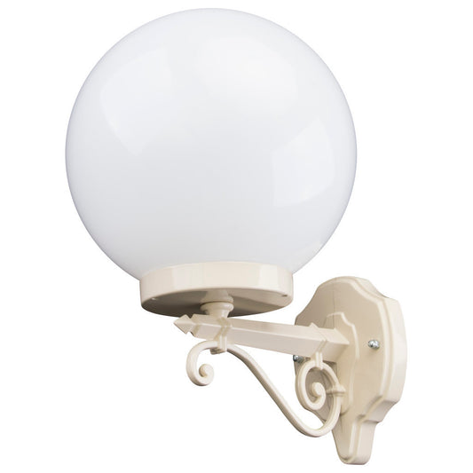 GT-545 Siena 25cm Sphere Wall Light - Powder Coated Finish / E27 - Beige