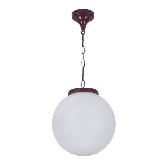 GT-537 Siena 30cm Sphere Pendant - Powder Coated Finish / E27 - Burgundy
