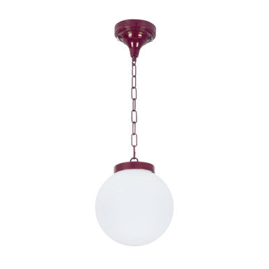 GT-535 Siena 20cm Sphere Pendant - Powder Coated Finish / E27 - Burgundy