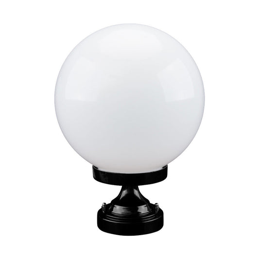 GT-531 Siena 25cm Sphere CTC Pillar Mount - Powder Coated Finish / E27 - Black