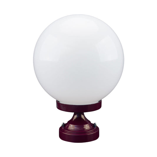 GT-531 Siena 25cm Sphere CTC Pillar Mount - Powder Coated Finish / E27 - Burgundy