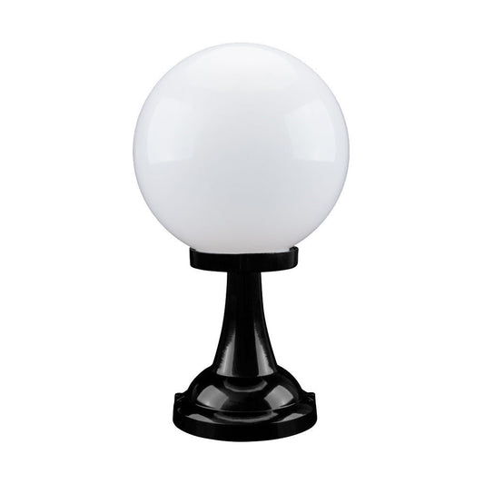 GT-503 Siena 25cm Sphere Pillar Mount - Powder Coated Finish / E27 - Black