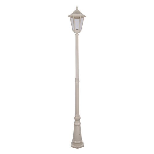 GT-488 Turin Large Single Head Tall Post Light - Powder Coated Finish / B22 - Beige
