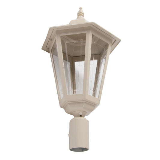 GT-486 Turin Large Post Top Light - Powder Coated Finish / B22 - Beige