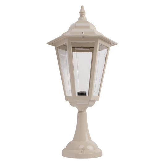 GT-483 Turin Large Pillar Mount - Powder Coated Finish / B22 - Beige
